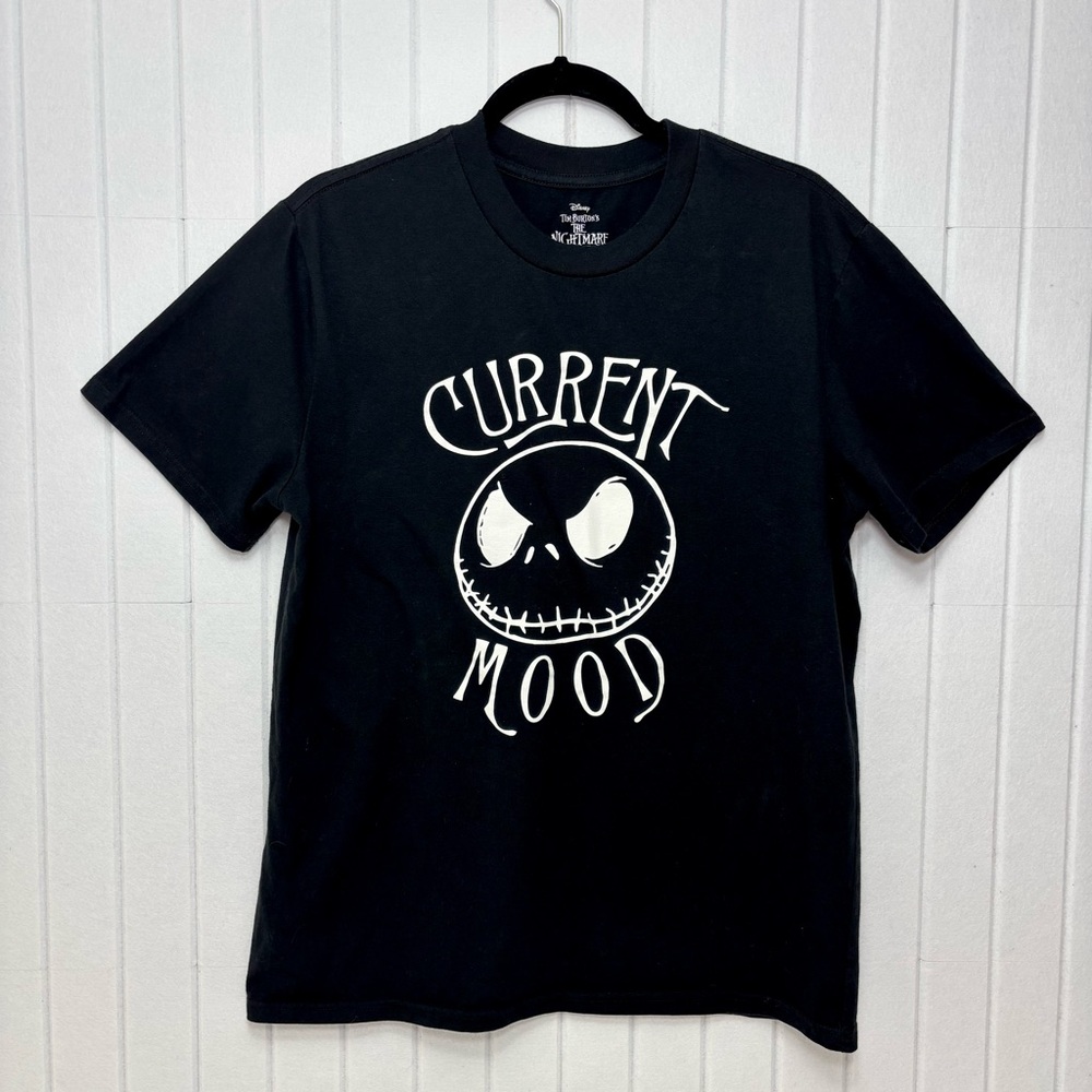 Disney The Nightmare‎ Before Christmas Black 'Current Mood' Tee size L